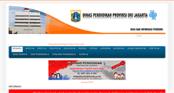 Desktop Screenshot of disdik.jakarta.go.id